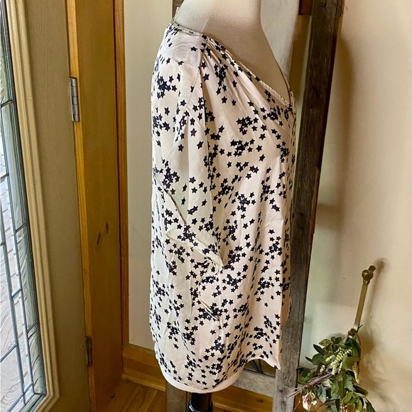 ✨ZARA Star Ruffle Sleeve Blouse✨ NWT - Picture 2 of 11